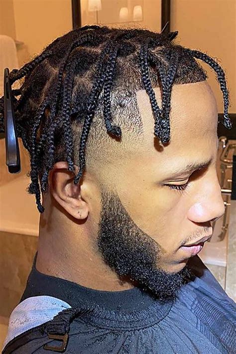 braids with designs for men|cool box braids for men.